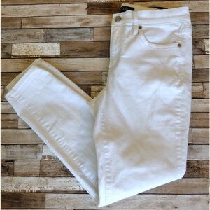 J Crew white skinny jeans